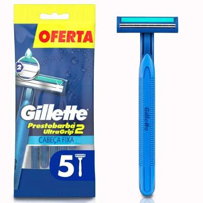 Kit Aparelho De Barbear Gillette Prestobarba 2 Ultragrip 5 Unidades