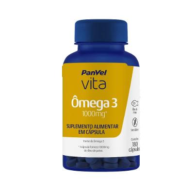 Ômega 3 1000mg Panvel Vita 180 Cápsulas
