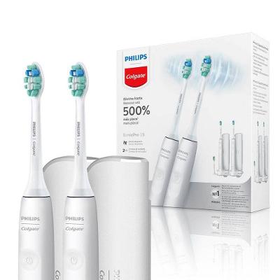 Kit Escova Dental Elétrica Philips Colgate Series 35 2 Unidades