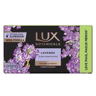 Kit Sabonete Em Barra Lux Botanicals Lavanda 6 Unidades 85g Cada
