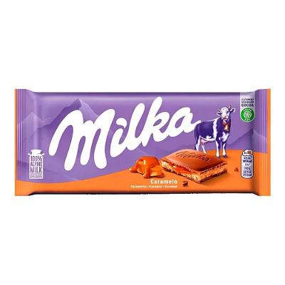 Chocolate Em Barra Milka Caramelo 100g