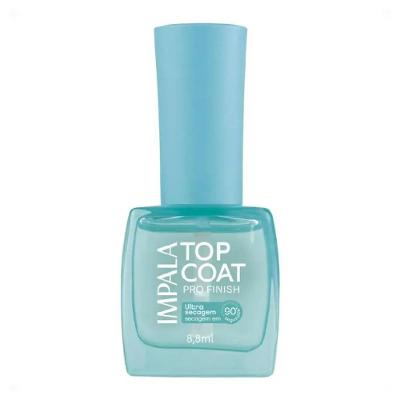 Esmalte Top Coat Impala Pro Finish Ultra Secagem 8ml