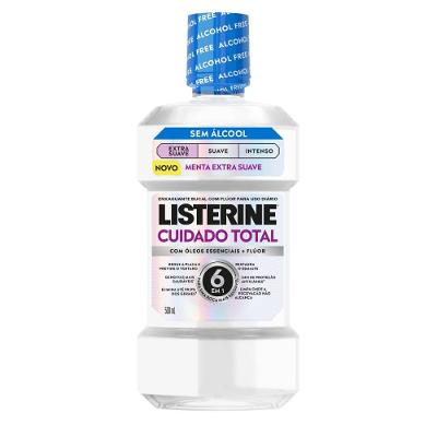 Enxaguante Bucal Listerine Cuidado Total Extra Suave 500ml
