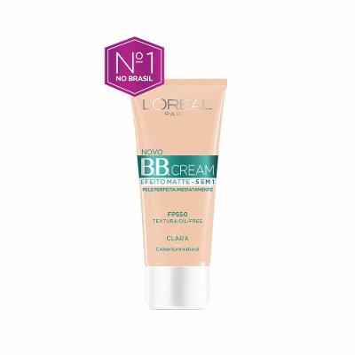 Base Bb Cream L’oréal Paris Efeito Matte Cor Clara Fps 50 30ml