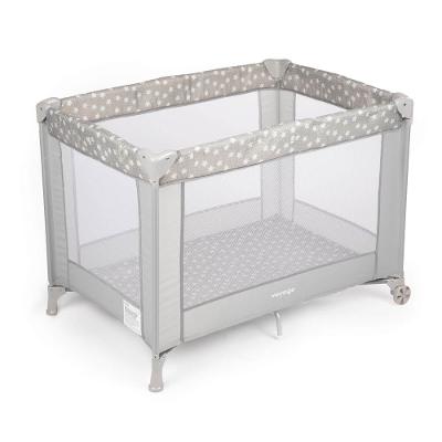 Berço Portátil Fit Cinza Estrela - Voyage