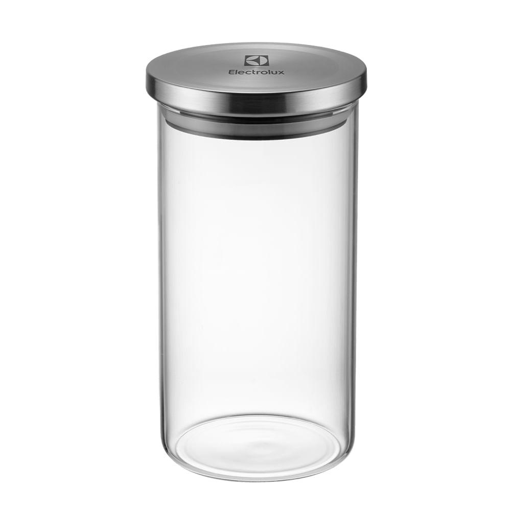 Potes Herméticos Electrolux de Vidro Porta-Mantimentos com Tampa Inox 4 Unidades - 4