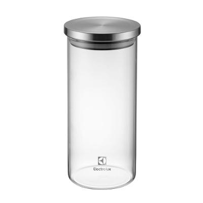 Potes Herméticos Electrolux de Vidro Porta-Mantimentos com Tampa Inox 4 Unidades
