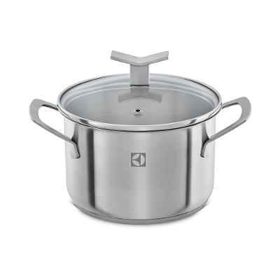 Jogo de Panelas Electrolux Inox com 5 Peças Design com Fundo Triplo