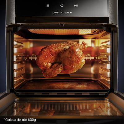 Air Fryer Oven Electrolux Rita Lobo 12L Digital Grafite c/ Espeto e Grelhas Antiaderente (EAF90)