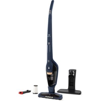 Aspirador de Pó Vertical Sem Fio Electrolux Ergorapido 2 em 1 Luz LED até 35 min Azul (ERG25N)