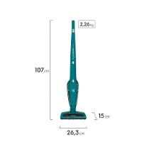 Aspirador de Pó Vertical Sem Fio Electrolux Ergorapido 2 em 1 até 21 min Verde (ERG22) - 2