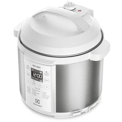 Panela de Pressão Elétrica Electrolux por Rita Lobo 6L Branca Experience Digital (PCC21)