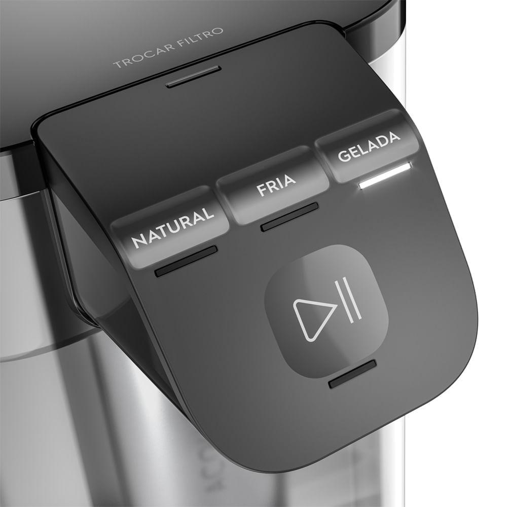 Purificador Electrolux Eletrônico Compacto Experience Pure 4x Digital Cinza (PE12G) - 4