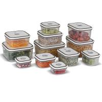 Potes Herméticos Electrolux de Plástico Cinza Retangular com 12 Unidades - 1