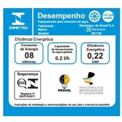 Bebedouro de Água Electrolux Branco com Refrigeração Eletrônica (BE11B)