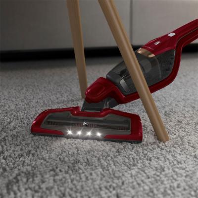 Aspirador de Pó Vertical Sem Fio Electrolux Ergorapido 2 em 1 Luz LED até 30 min Vermelho (ERG23N)