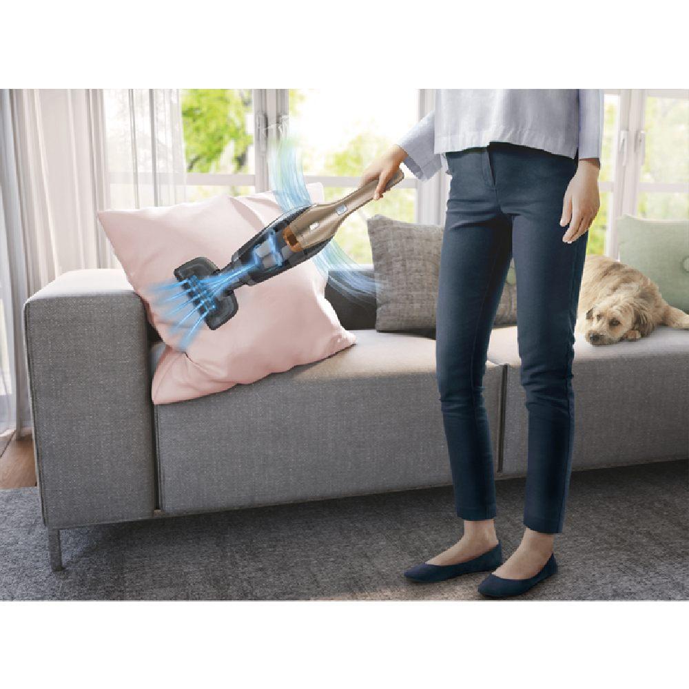 Aspirador de Pó Vertical Sem Fio Electrolux Ergorapido 2 em 1 Bocal Pet até 45 min Dourado (ERG26) - 7