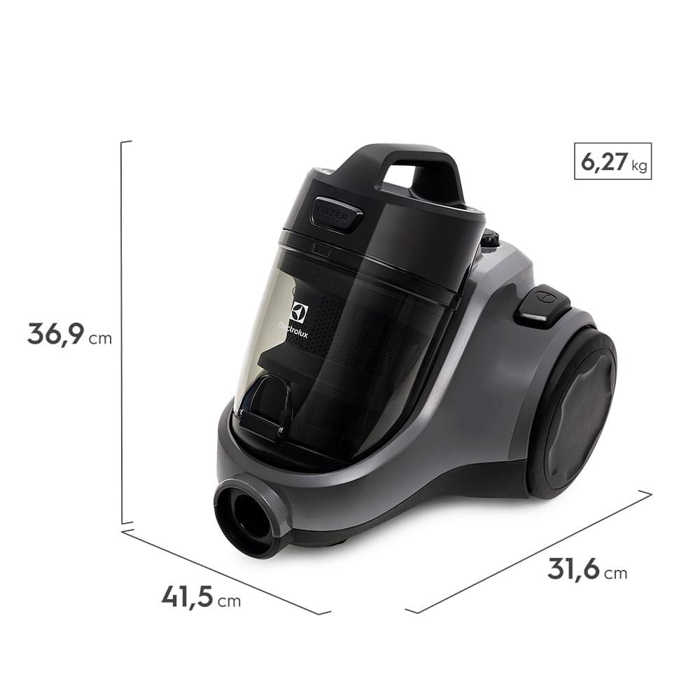 Aspirador de Pó sem Saco Electrolux 1600W Easybox Silencioso com Filtro HEPA Preto (EAS30) - 2