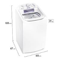 Máquina de Lavar Electrolux 10,5kg Branca Turbo Economia com Jet&Clean e Filtro Fiapos (LAC11) - 8