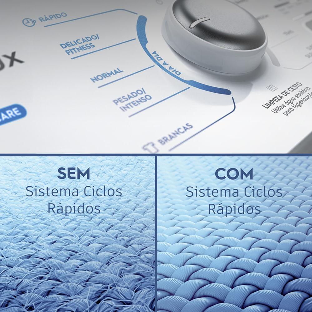 Máquina de Lavar Electrolux 13kg Branca Essential Care com Cesto Inox e Jet&Clean (LED13) - 6