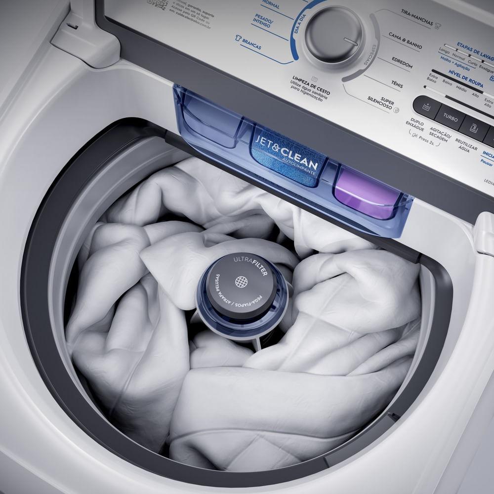 Máquina de Lavar Electrolux 13kg Branca Essential Care com Cesto Inox e Jet&Clean (LED13) - 7