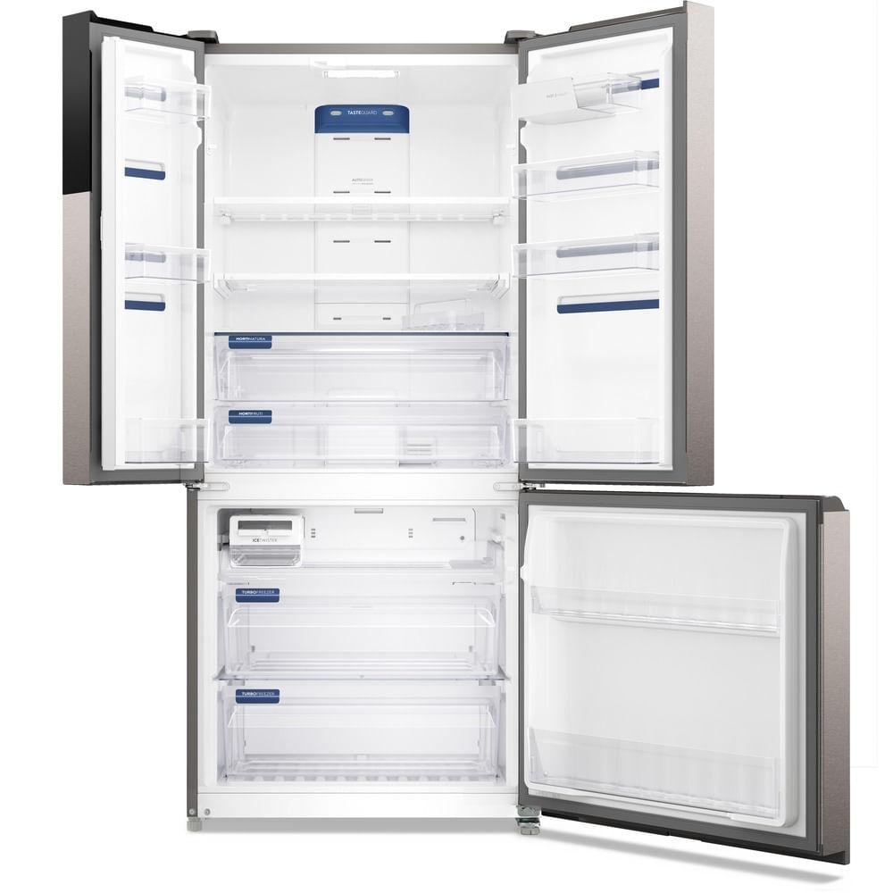 Geladeira Electrolux Frost Free Inverter 590L AutoSense 3 Portas Cor Inox Look (IM8S) - 2