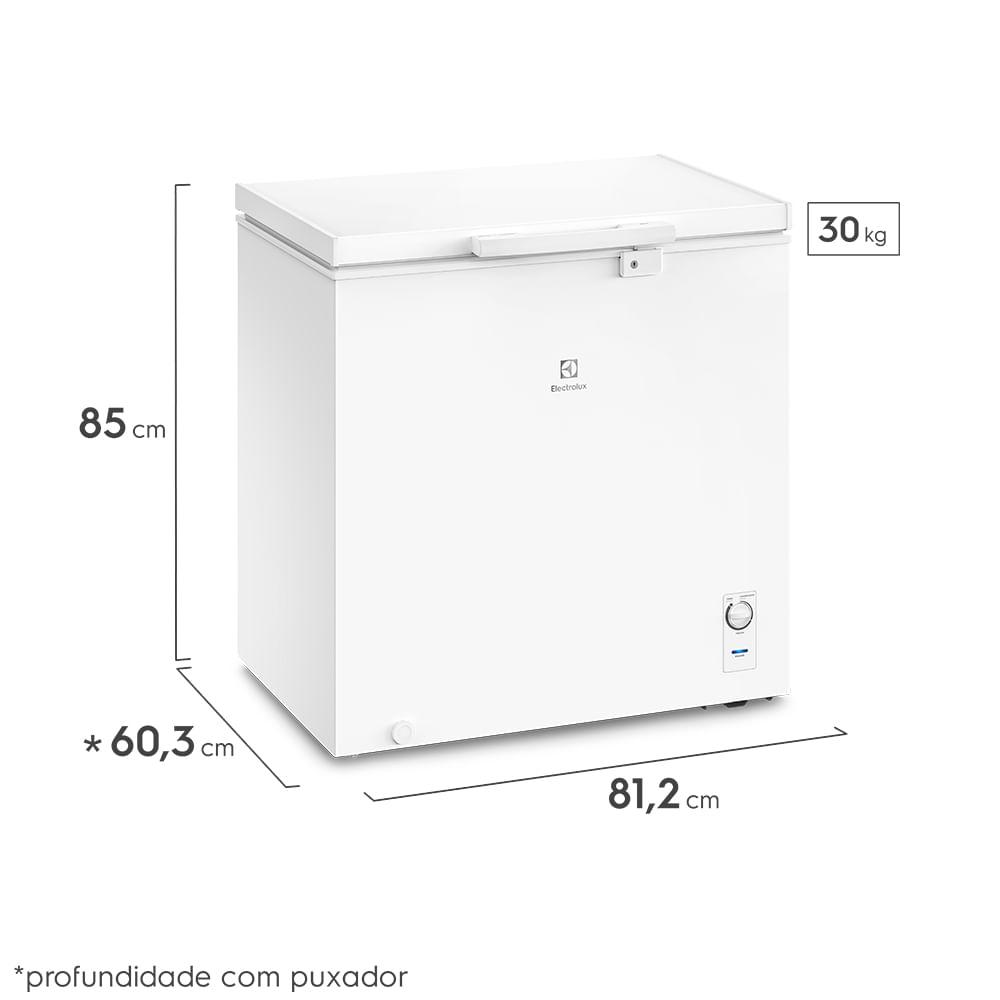 Freezer Horizontal Electrolux Cycle Defrost 199L com função Turbo Freezer Uma Porta (HE200) - 2