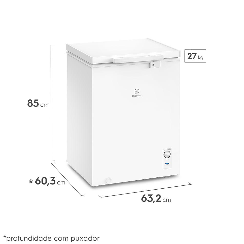 Freezer Horizontal Electrolux Cycle Defrost 143L com função Turbo Freezer Uma Porta (HE150) - 2