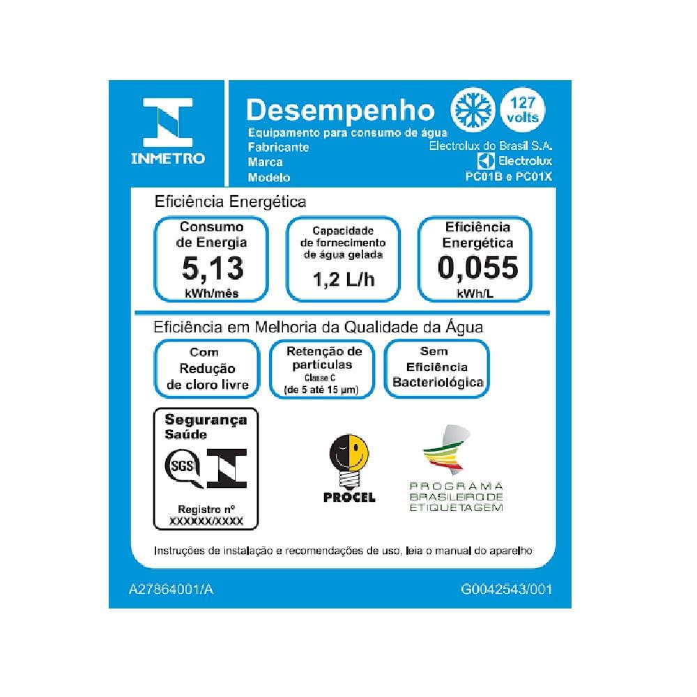 Purificador Electrolux com Compressor Experience Painel Mecânico Branco (PC01B) - 9