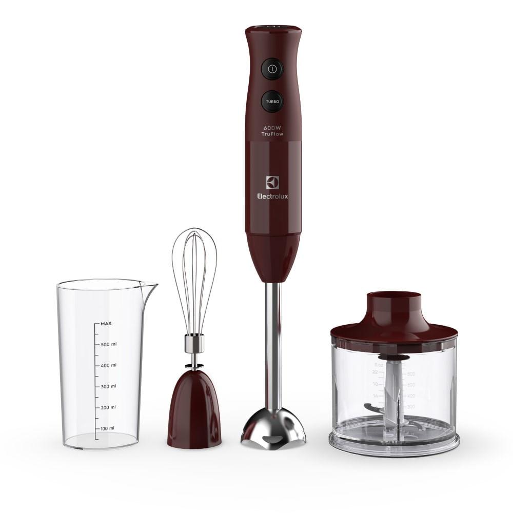 Mixer 3 em 1 Electrolux Vermelho Escuro 600W Haste em Inox e Tecnologia TruFlow (EIB21) - 1