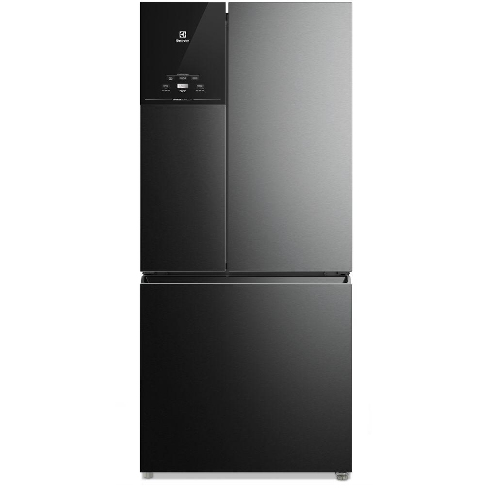 Geladeira Electrolux Frost Free Inverter 590L AutoSense 3 Portas Cor Black Inox Look (IM8B) - 1