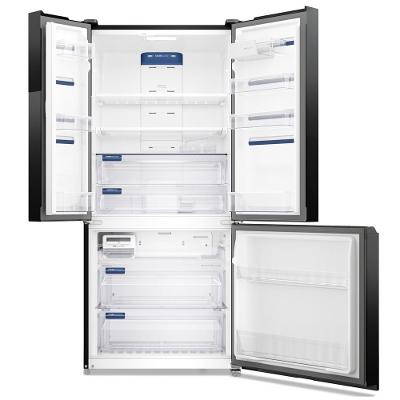 Geladeira Electrolux Frost Free Inverter 590L AutoSense 3 Portas Cor Black Inox Look (IM8B)