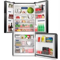 Geladeira Electrolux Frost Free Inverter 590L AutoSense 3 Portas Cor Black Inox Look (IM8B) - 2