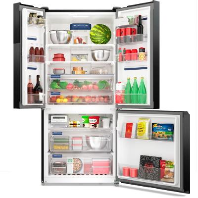 Geladeira Electrolux Frost Free Inverter 596L AutoSense 3 Portas Cor Black Inox Look (IM8B)