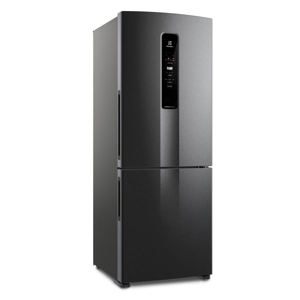 Geladeira Electrolux Frost Free Inverter 490L com AutoSense Inverse Black Inox Look (IB7B) - 3