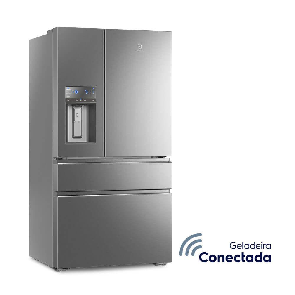 Geladeira Electrolux Frost Free Inverter 540L FlexiSpace Conectada Wi-fi 3 Portas Cor Inox (DM91X) - 3