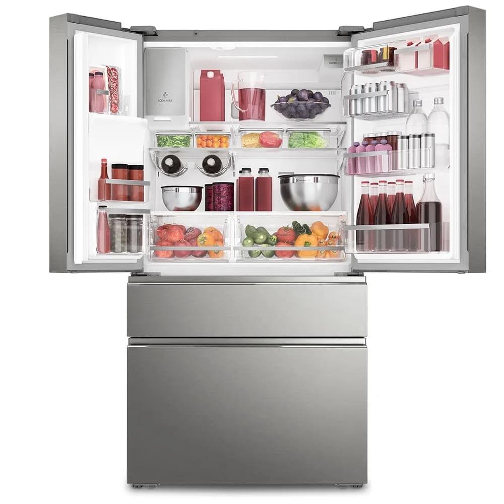 Geladeira Electrolux Frost Free Inverter 540L FlexiSpace Conectada Wi-fi 3 Portas Cor Inox (DM91X) - 6