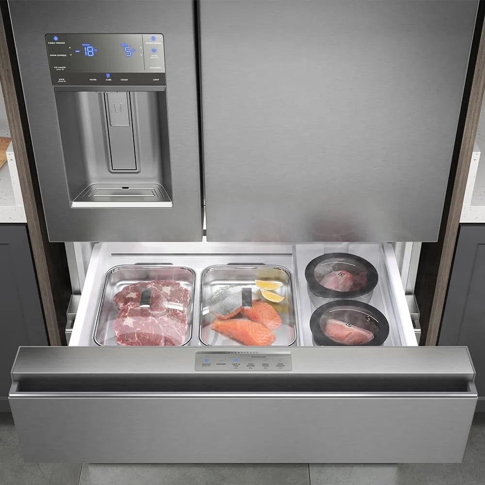 Geladeira Electrolux Frost Free Inverter 540L FlexiSpace Conectada Wi-fi 3 Portas Cor Inox (DM91X) - 8