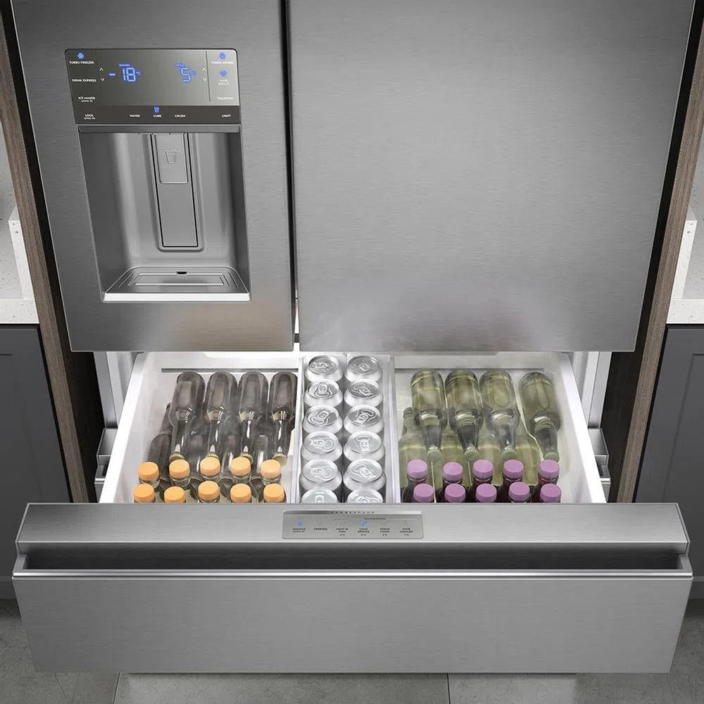 Geladeira Electrolux Frost Free Inverter 540L FlexiSpace Conectada Wi-fi 3 Portas Cor Inox (DM91X) - 9
