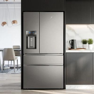 Geladeira Electrolux Frost Free Inverter 540L FlexiSpace Conectada Wi-fi 3 Portas Cor Inox (DM91X)