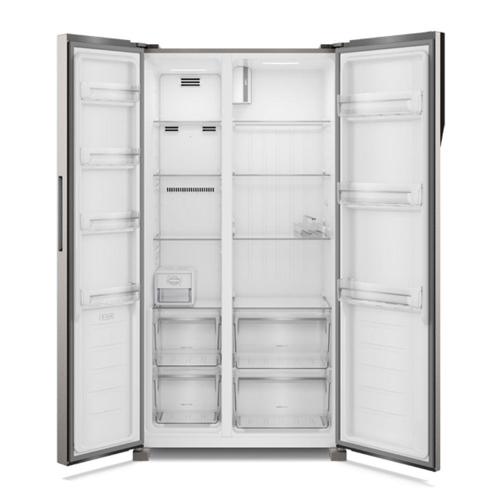 Geladeira Electrolux Frost Free Inverter 435L Efficient com AutoSense Side by Side cor Inox Look (IS4S) - 4