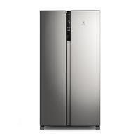 Geladeira Electrolux Frost Free Inverter 435L Efficient com AutoSense Side by Side cor Inox Look (IS4S) - 1