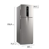 Geladeira Electrolux Frost Free Duplex Efficient com AutoSense cor Inox Look 390L (IF43S) - 2