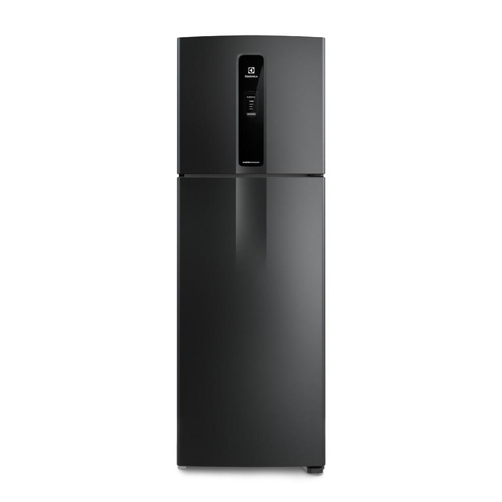 Geladeira Electrolux Frost Free Inverter 390L Efficient AutoSense Duplex Black Inox Look (IF43B) - 1