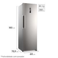 Geladeira Electrolux Frost Free 355L Experience Com Autosense Twins Cor Inox (RTI4S) - 1