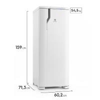 Geladeira Electrolux Frost Free 322L Painel Blue Touch Uma Porta Branca (RFE39)