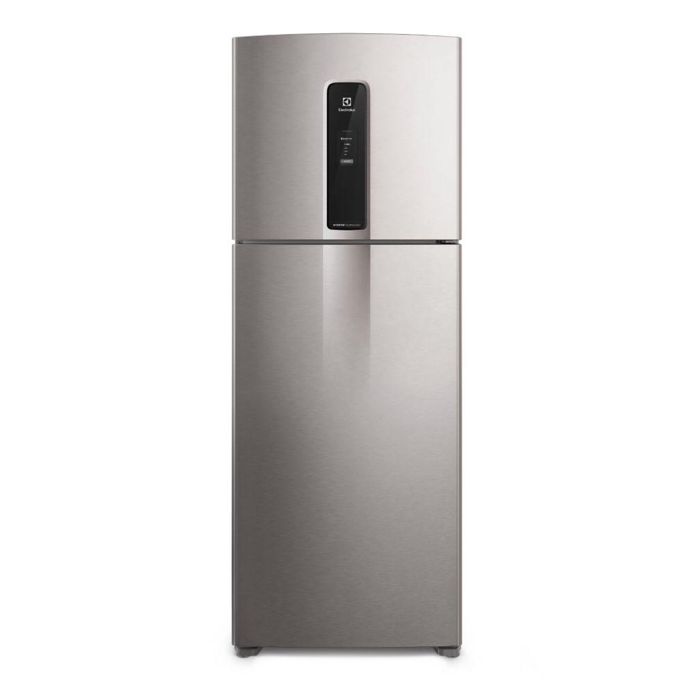 Geladeira Electrolux Frost Free Inverter 480L Efficient com AutoSense SmartBivolt Duplex cor Inox Look (IT70S) - 1
