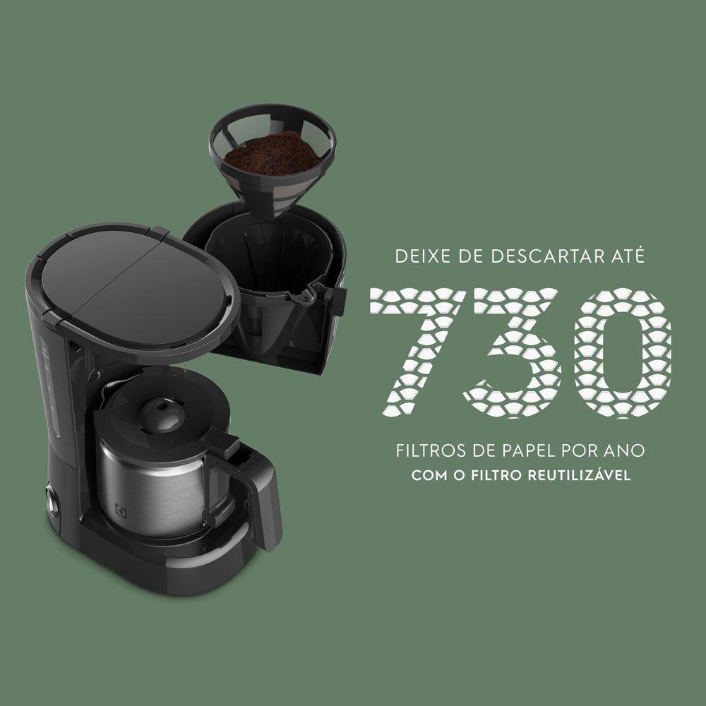 Cafeteira Elétrica Electrolux 30 Xícaras Efficient com Jarra Inox (ECM22) - 1