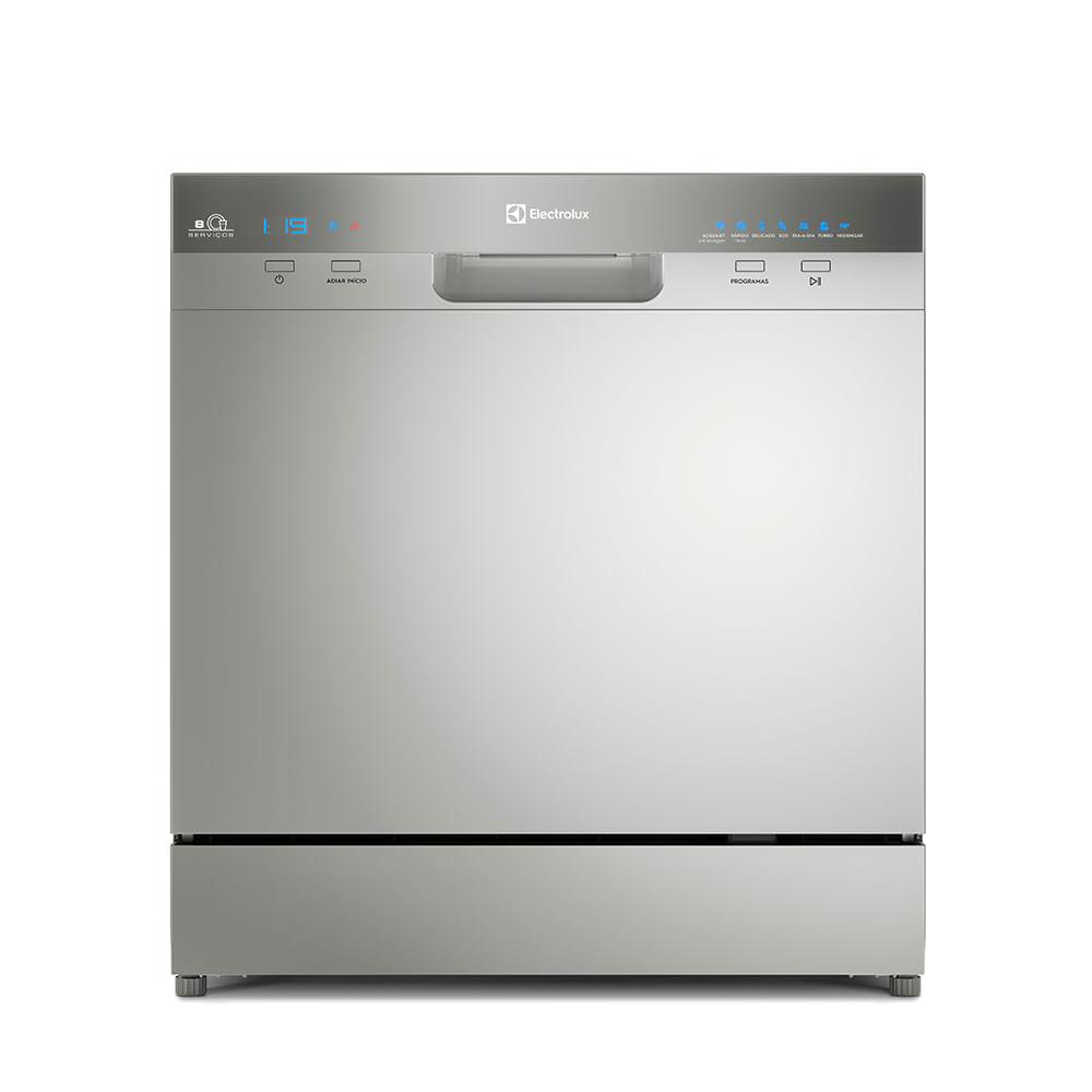 Lava-Louças Electrolux 8 Serviços Inox com Função Higienizar (LL08S) - 1