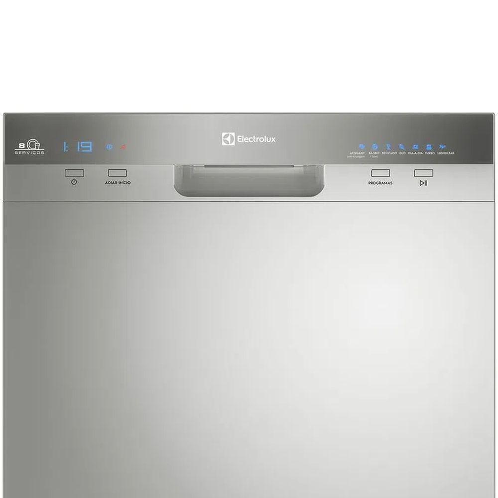 Lava-Louças Electrolux 8 Serviços Inox com Função Higienizar (LL08S) - 4